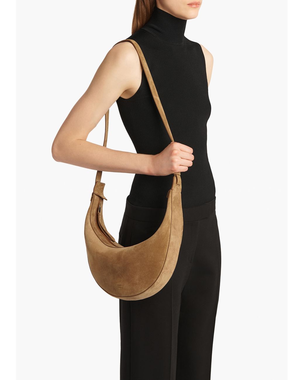 Khaite White Small Augustina Crossbody Bag