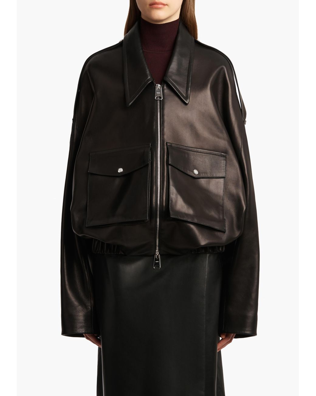 Khaite Black Owey Jacket