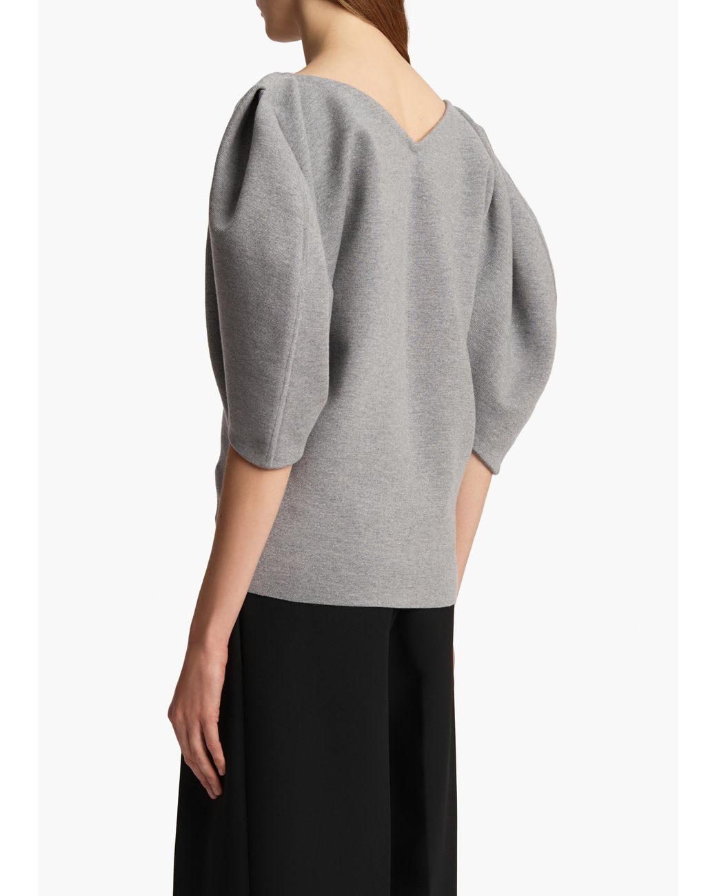 Khaite Gray Venus Top