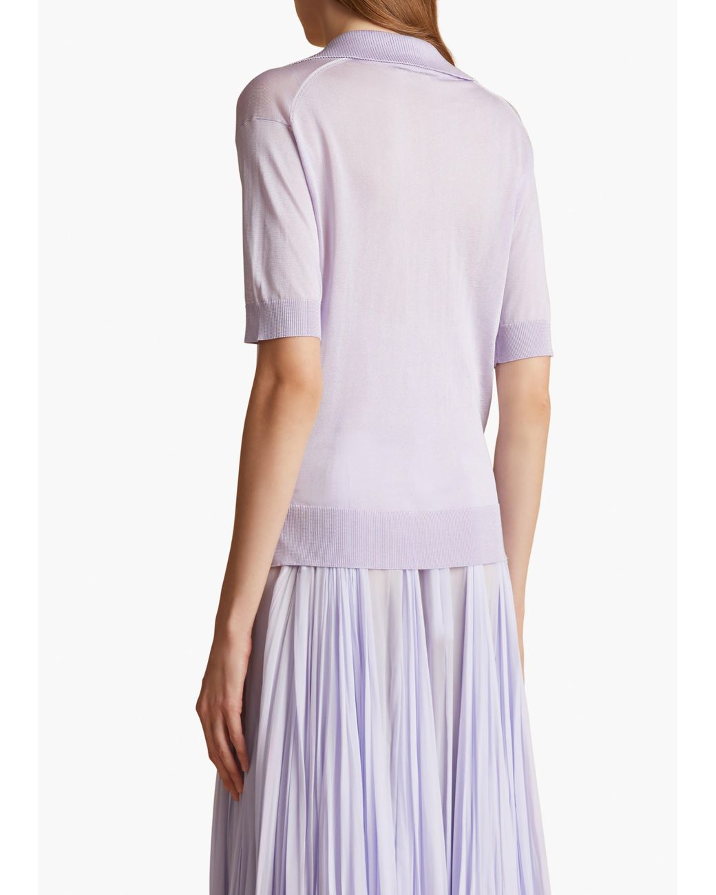 Khaite Purple Julita Top