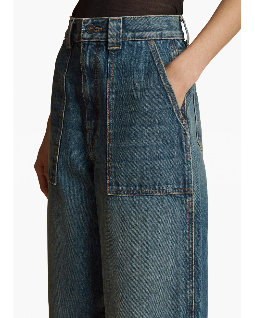 Khaite Blue Hewitt Jean