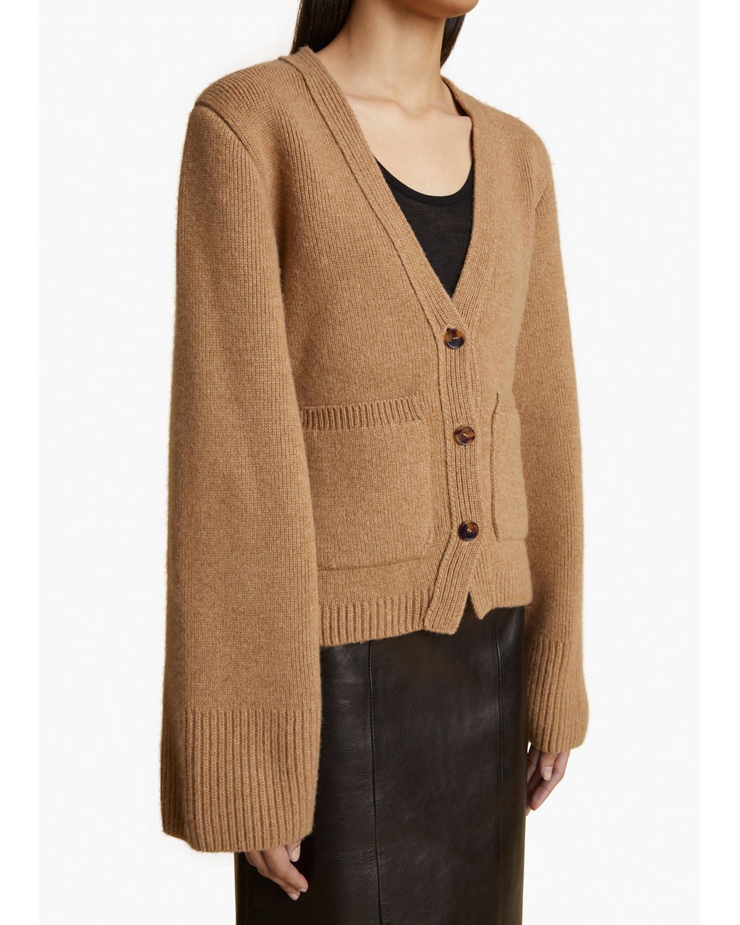 Khaite Natural Scarlet Cardigan