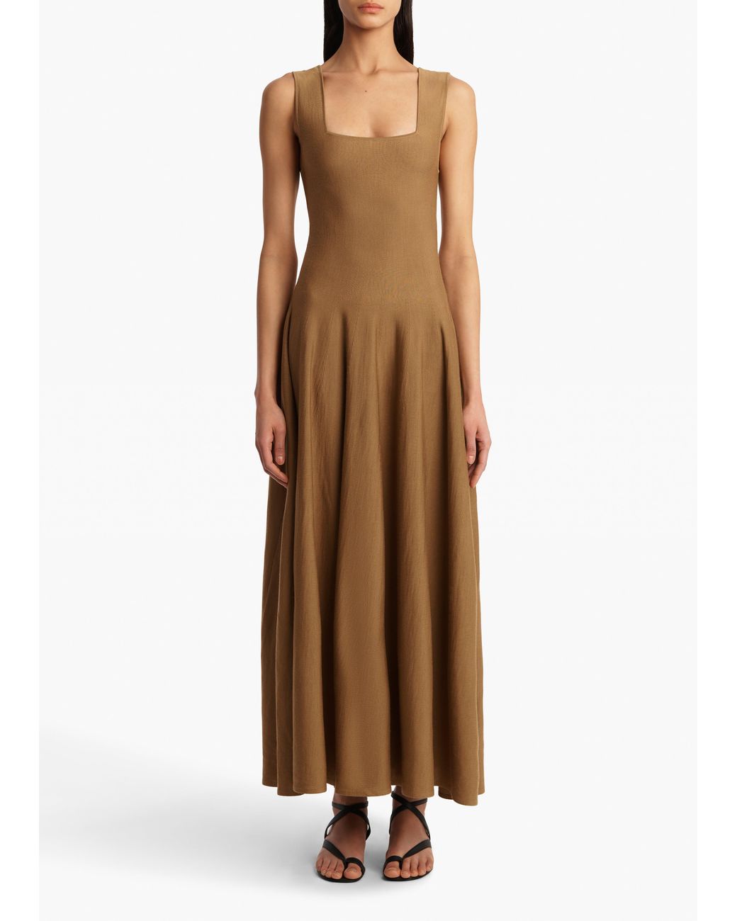 Khaite Brown Jodie Dress