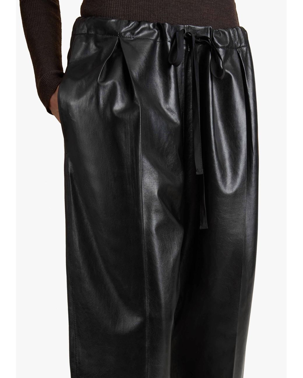 Khaite Black Trenton Pant