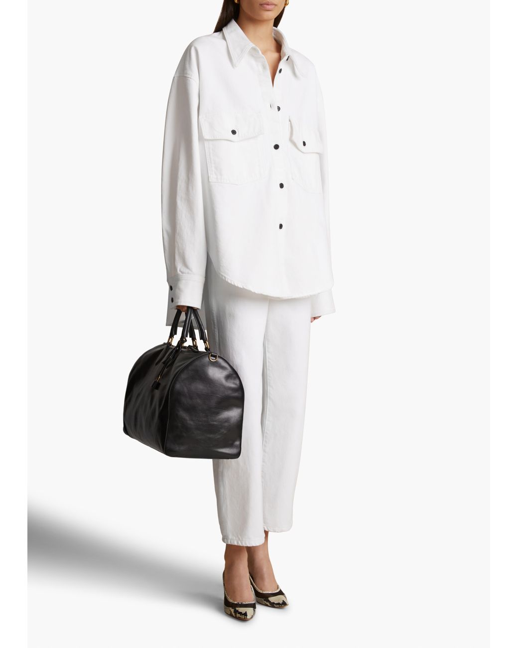 Khaite White Mahmet Top