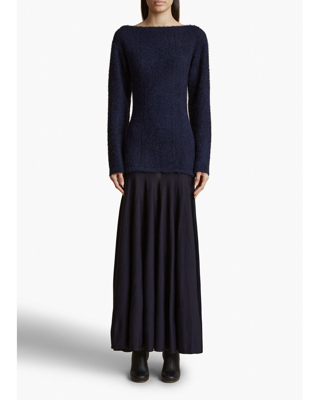 Khaite Blue Xenia Dress