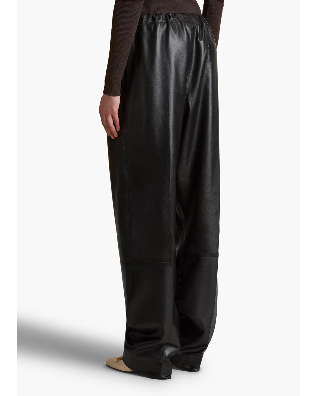 Khaite Black Trenton Pant