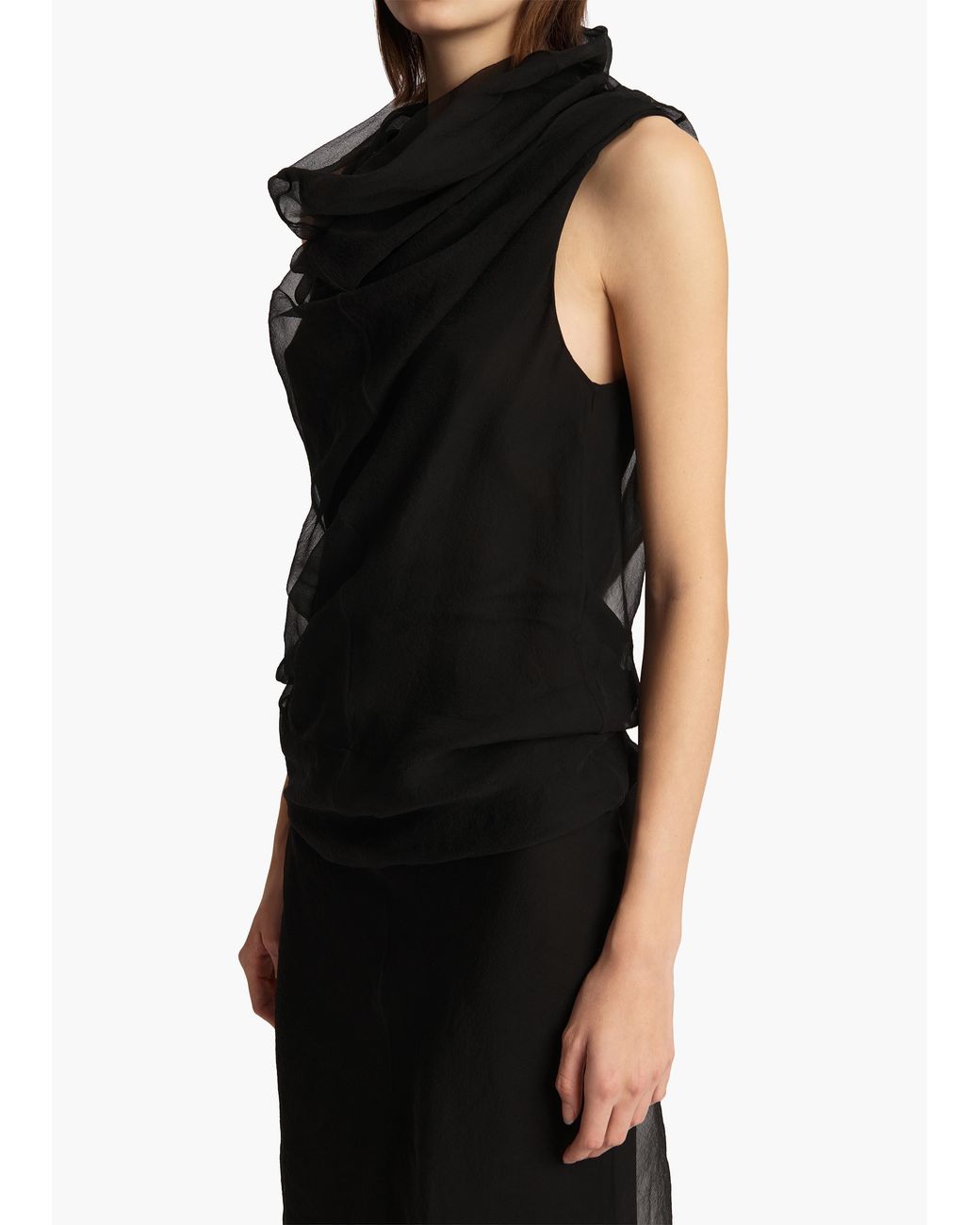 Khaite Black Jeanty Dress