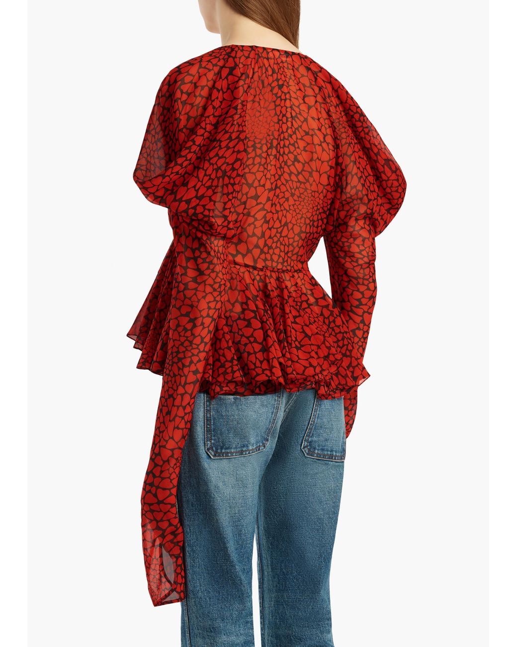 Khaite Red Tylar Top