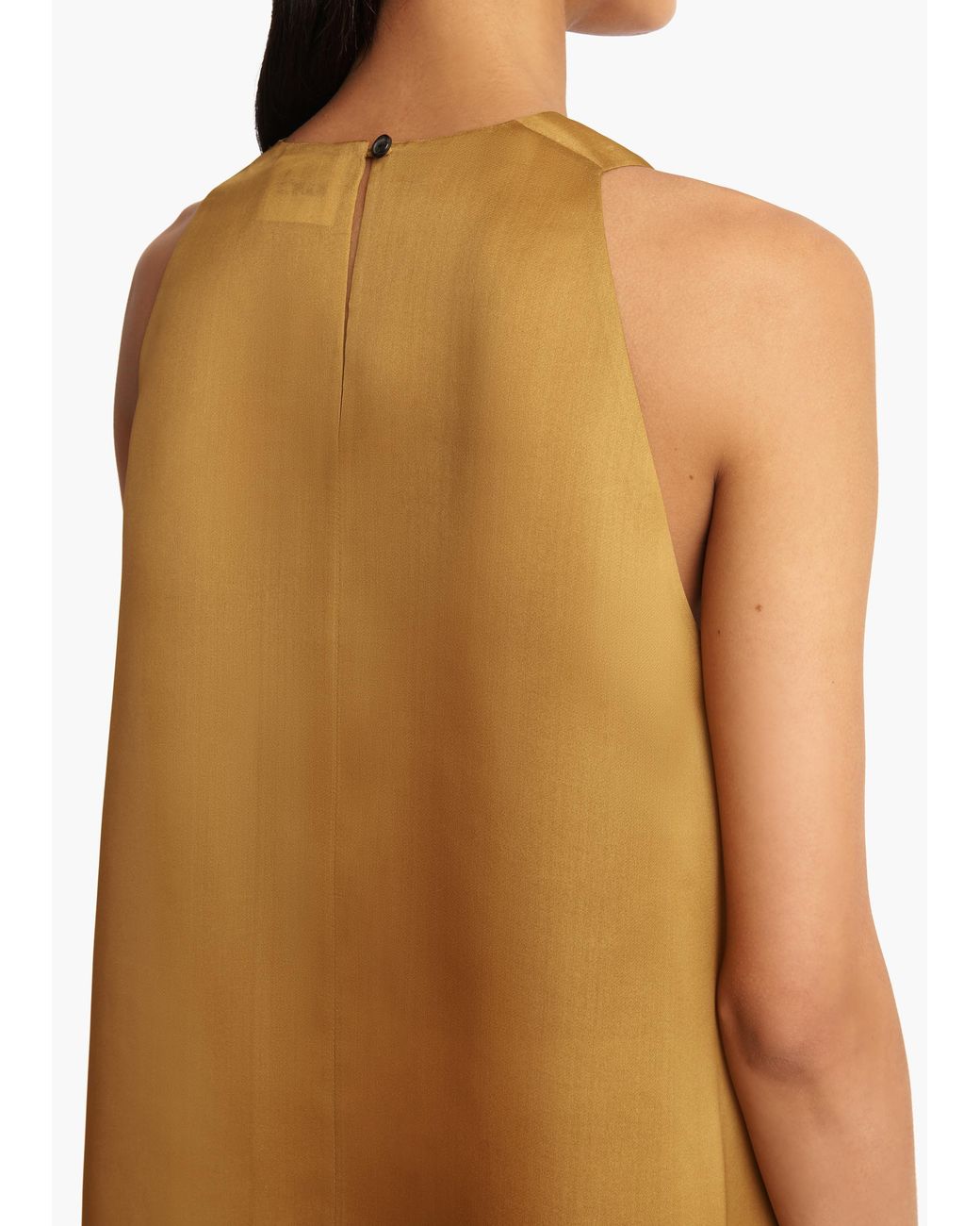 Khaite Yellow Exclusive Clay Dress