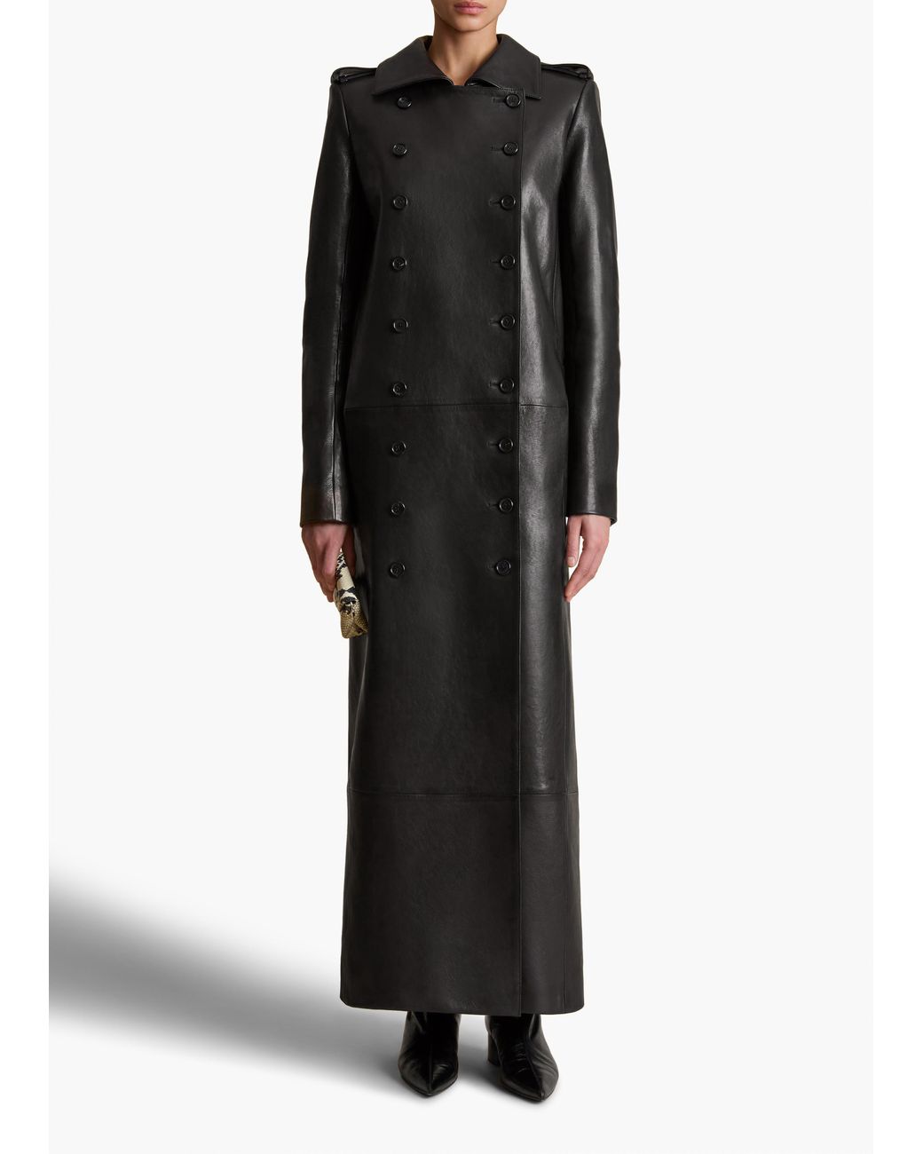 Khaite Black Mallory Coat