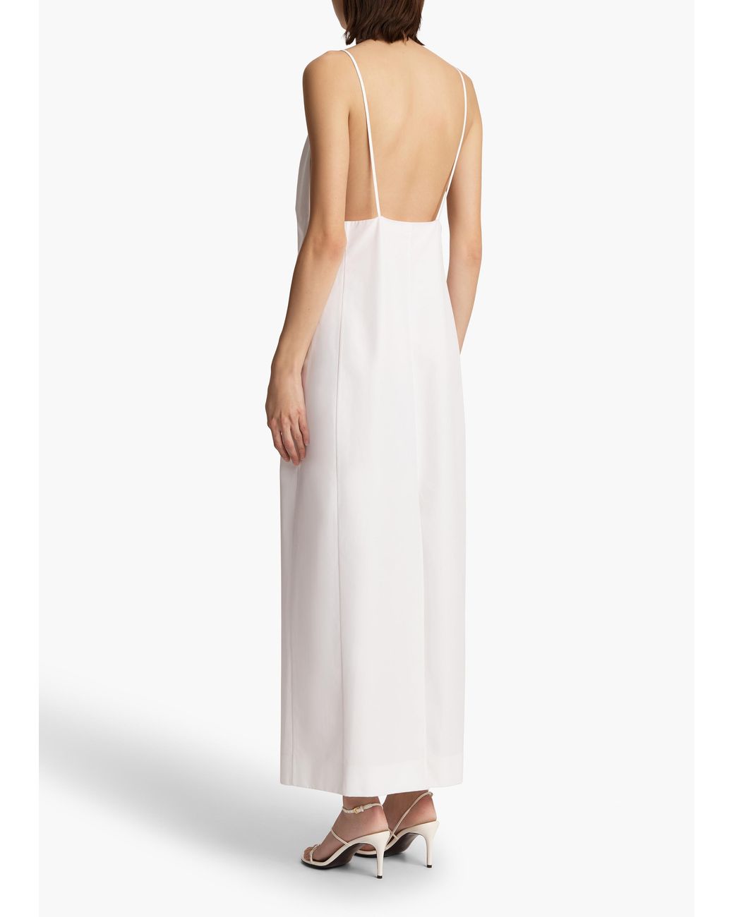 Khaite White Tulula Dress