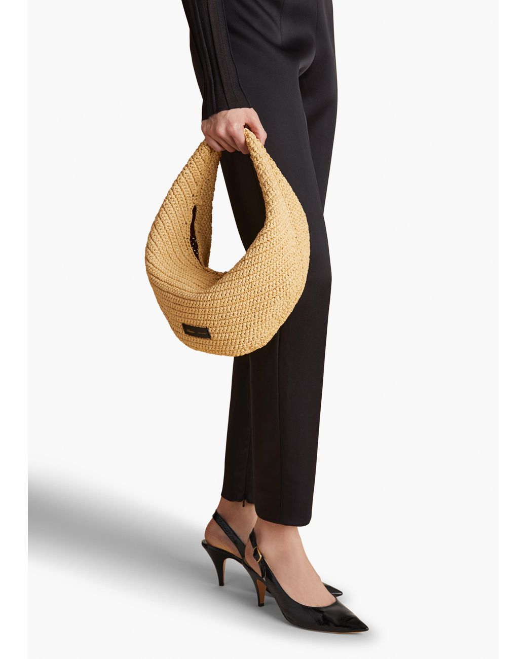 Khaite White Medium Olivia Hobo