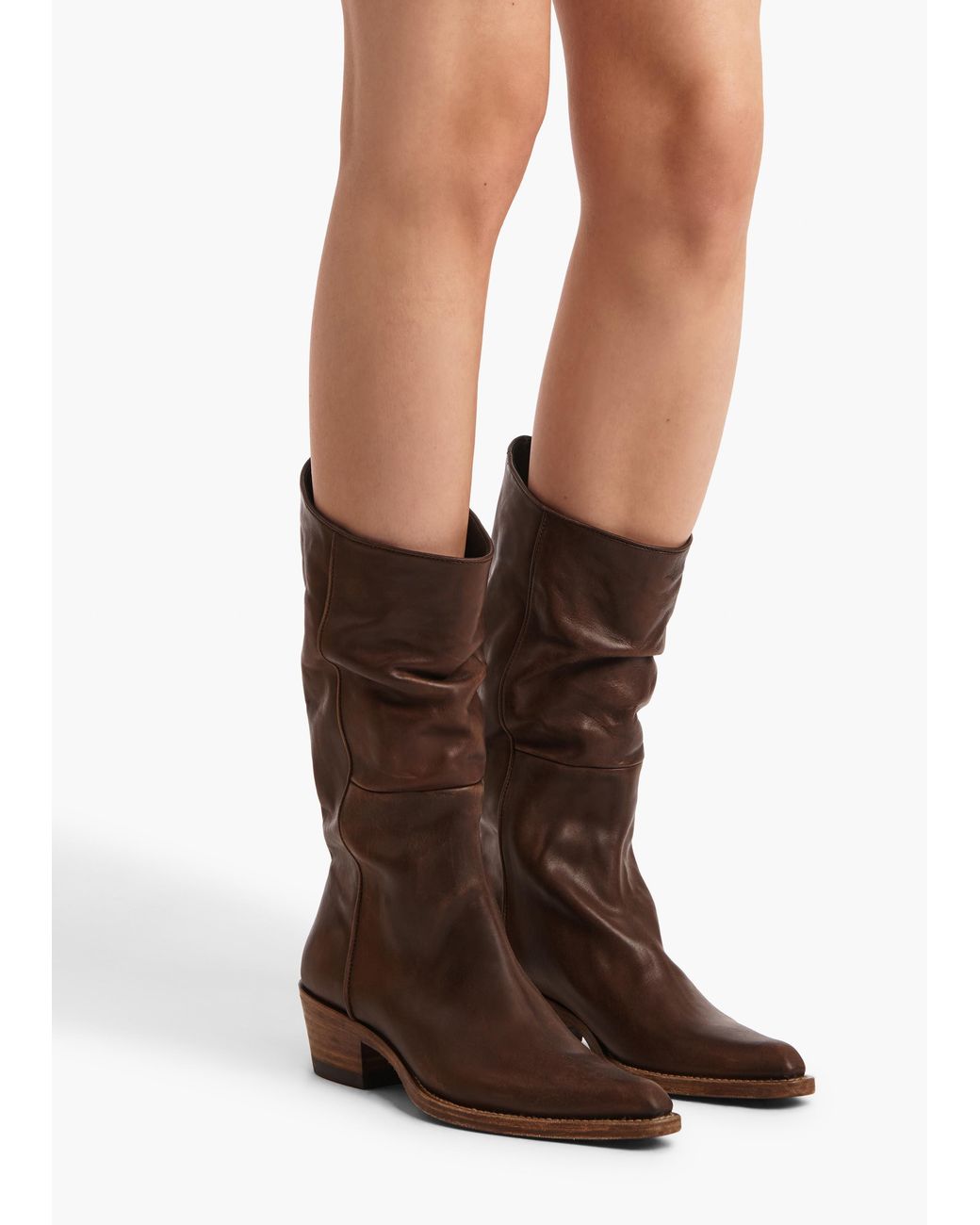 Khaite Brown Clive Boot