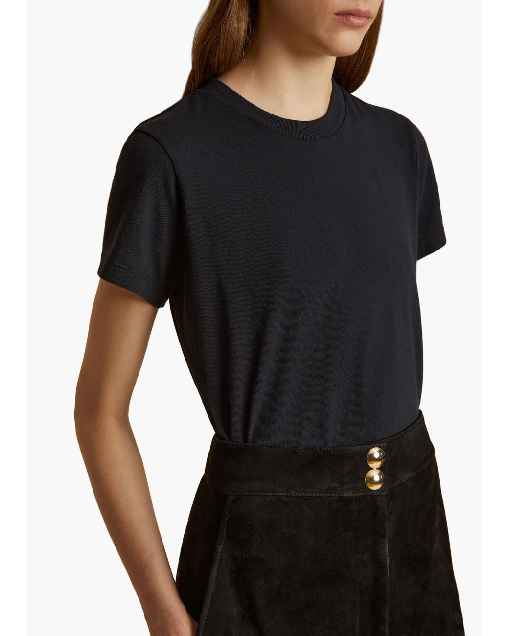 Khaite Black Emmylou T-Shirt