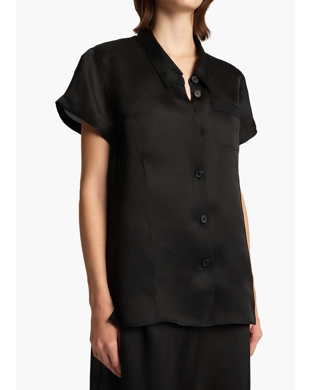 Khaite Black Keefe Top