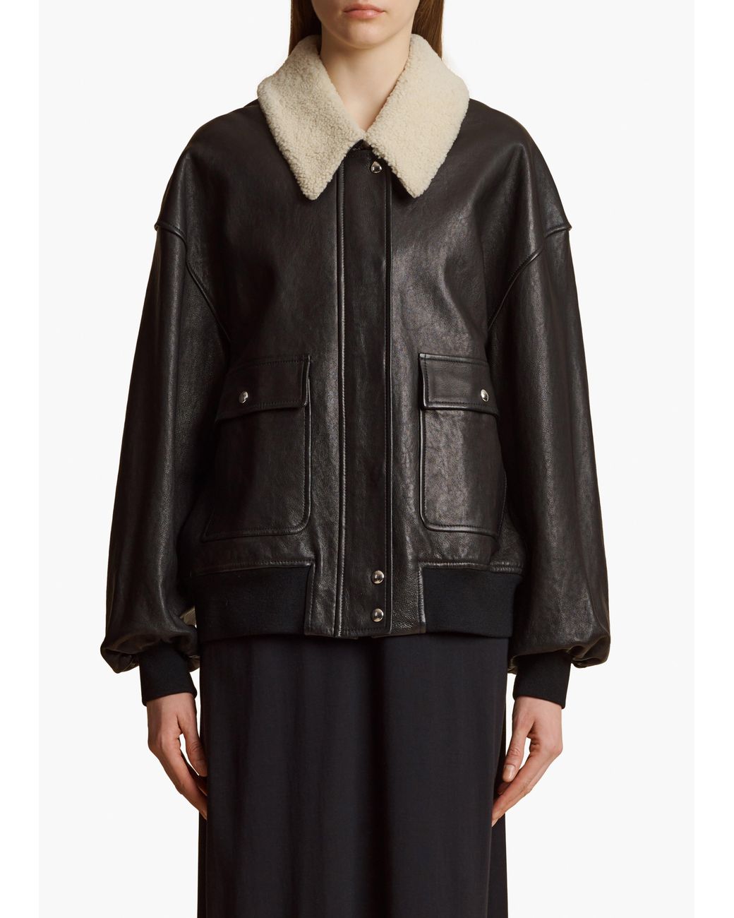 Khaite Black Shellar Jacket