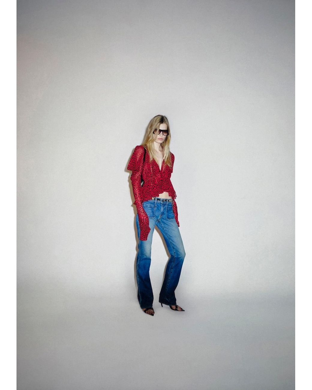 Khaite Red Tylar Top