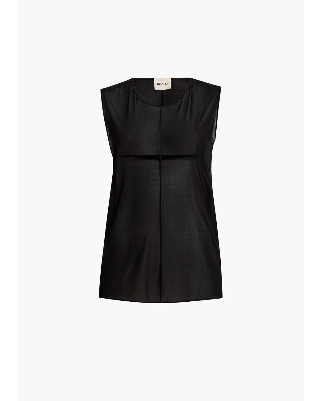 Khaite Black Allo Top