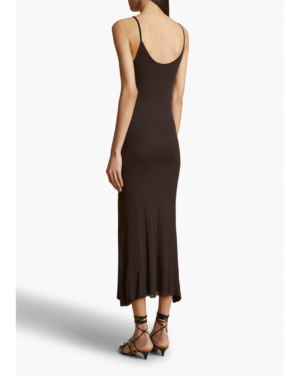 Khaite Brown Leesal Dress