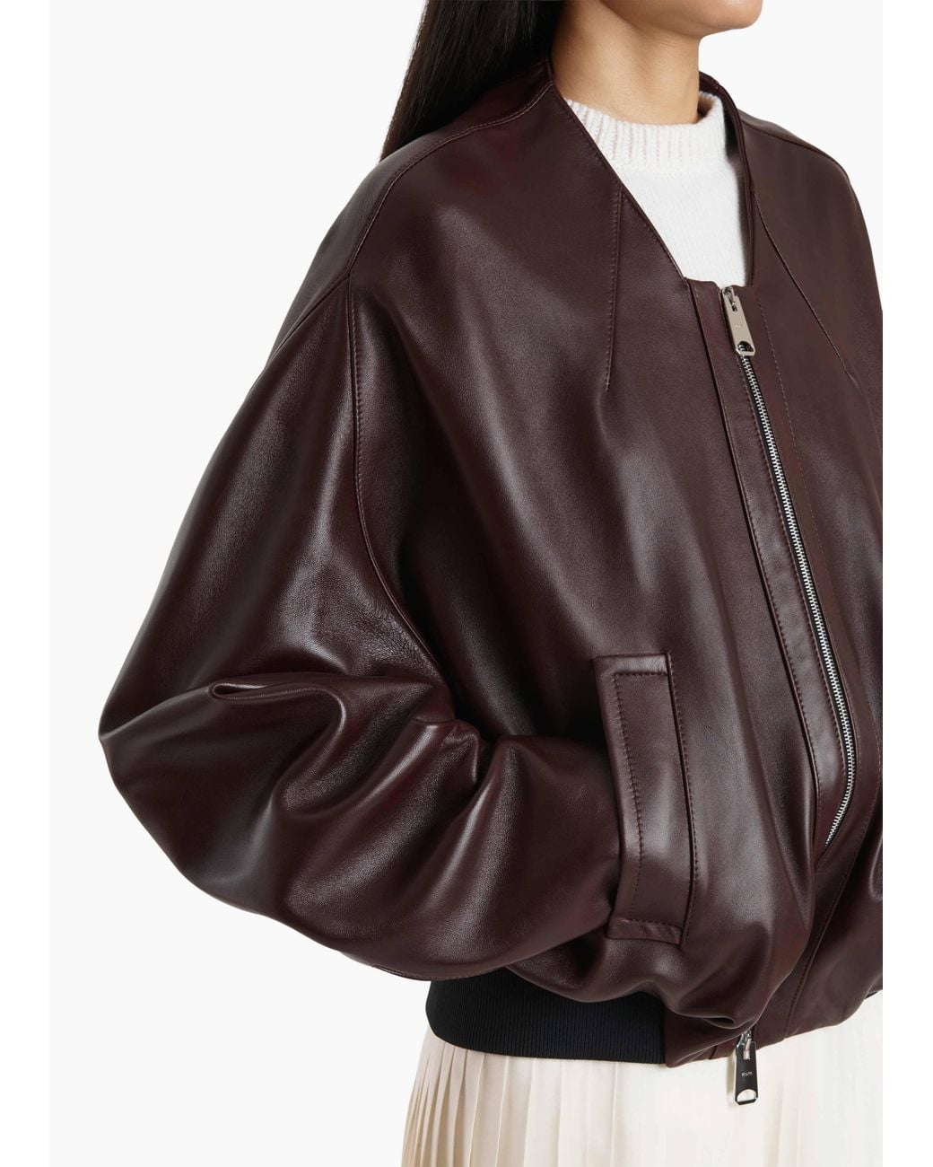 Khaite Brown Exclusive Hewit Jacket