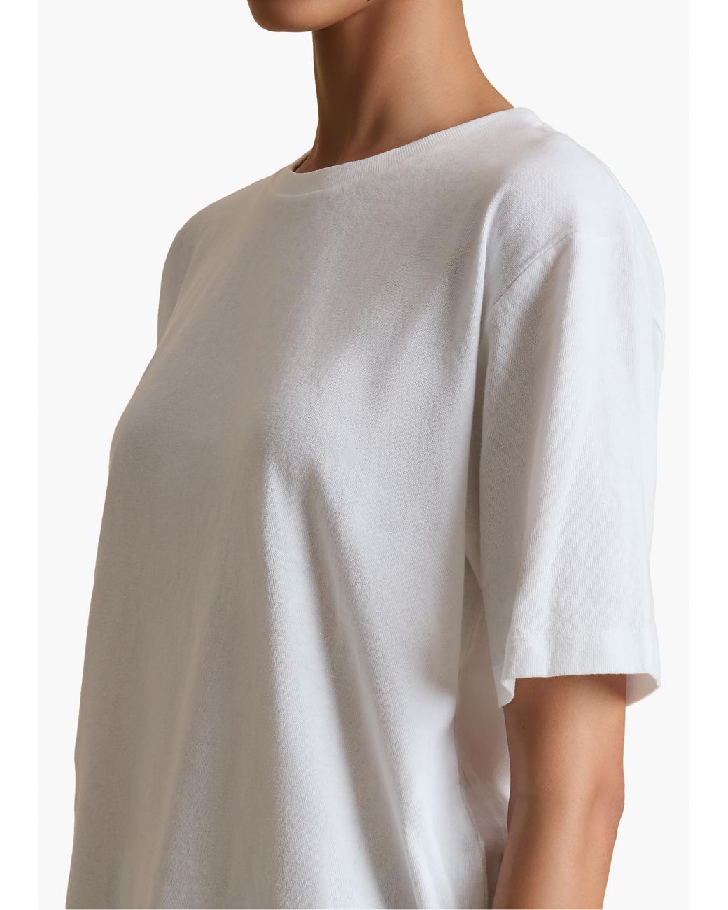 Khaite White Mae T-Shirt