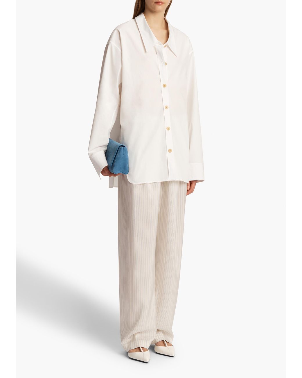 Khaite White Herschel Top