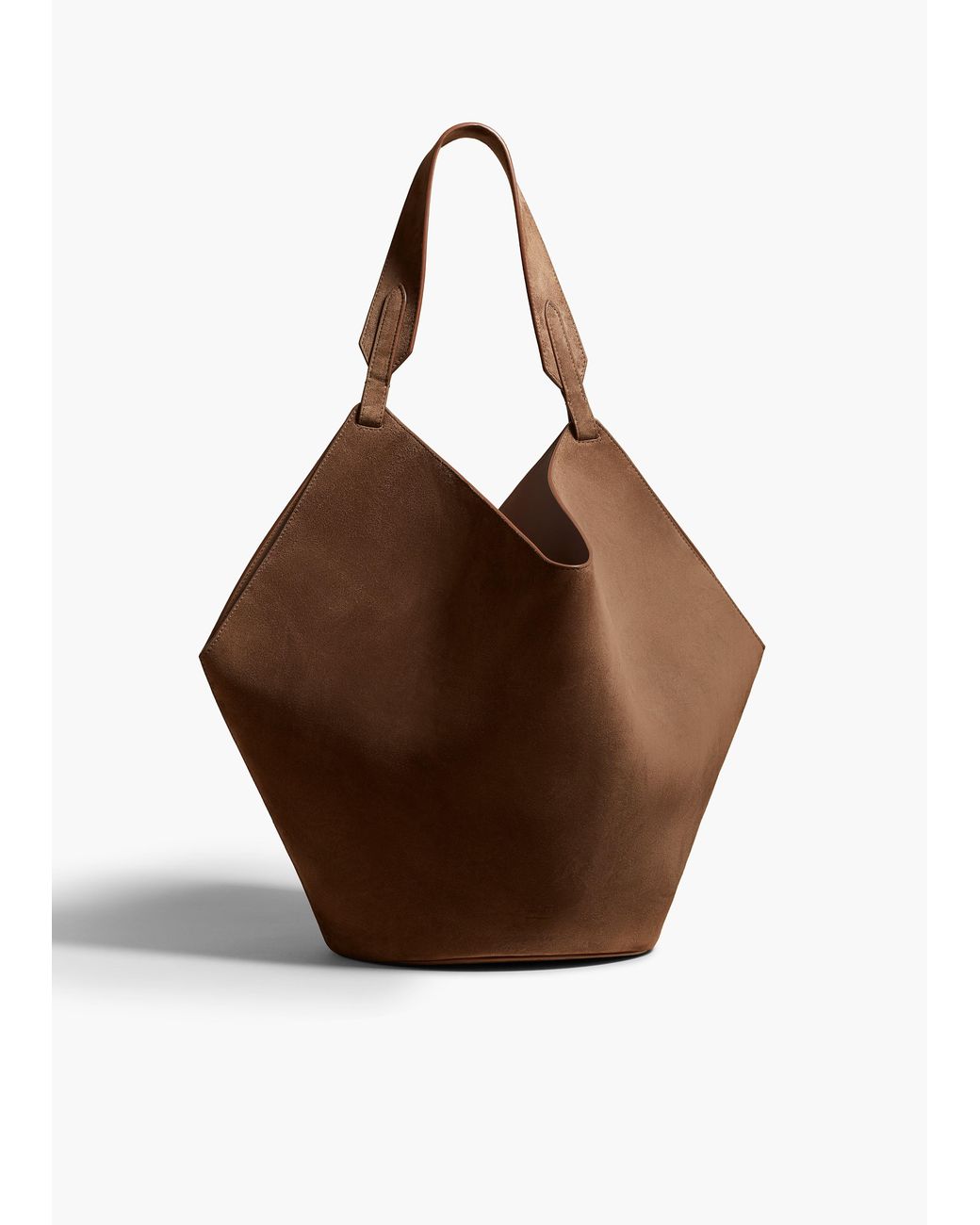 Khaite Brown Medium Lotus Tote