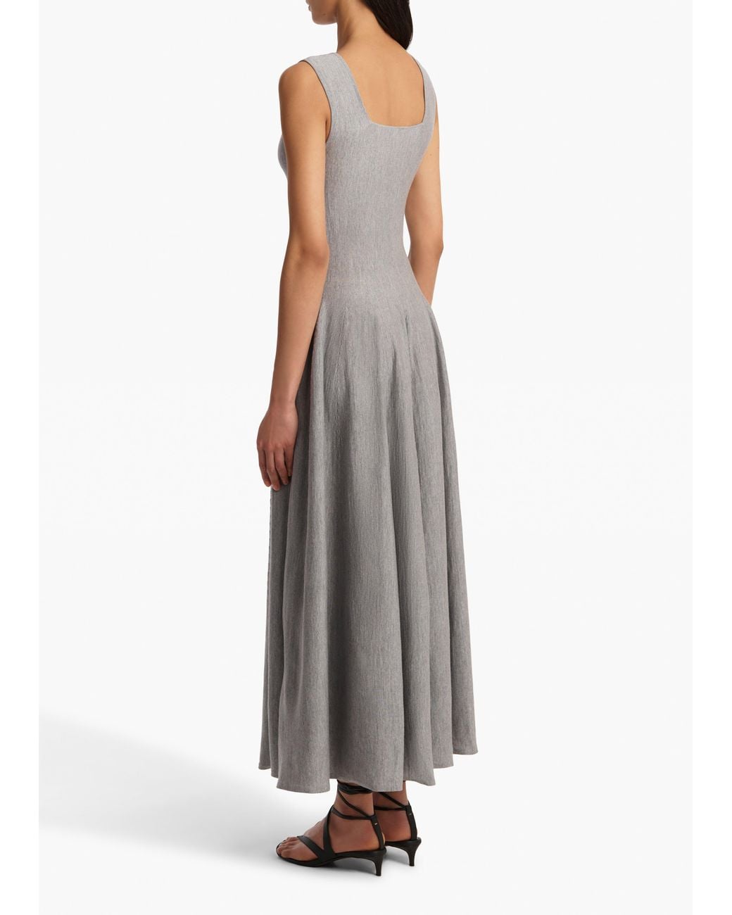 Khaite Gray Jodie Dress