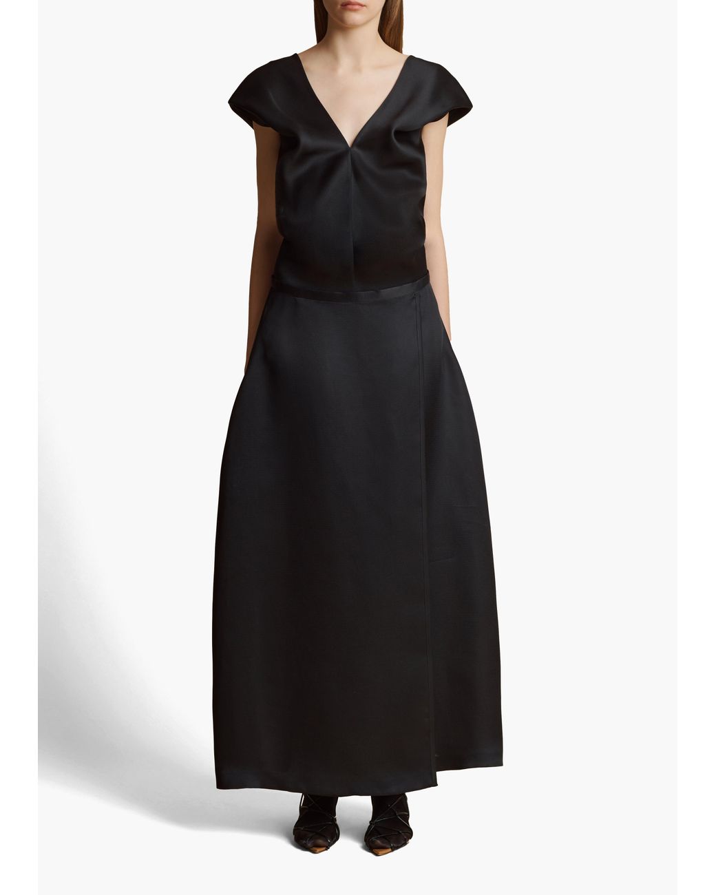 Khaite Black Ami Top