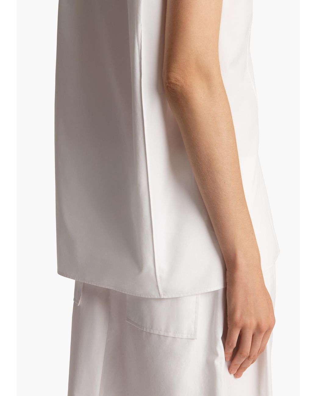 Khaite White Keefe Top