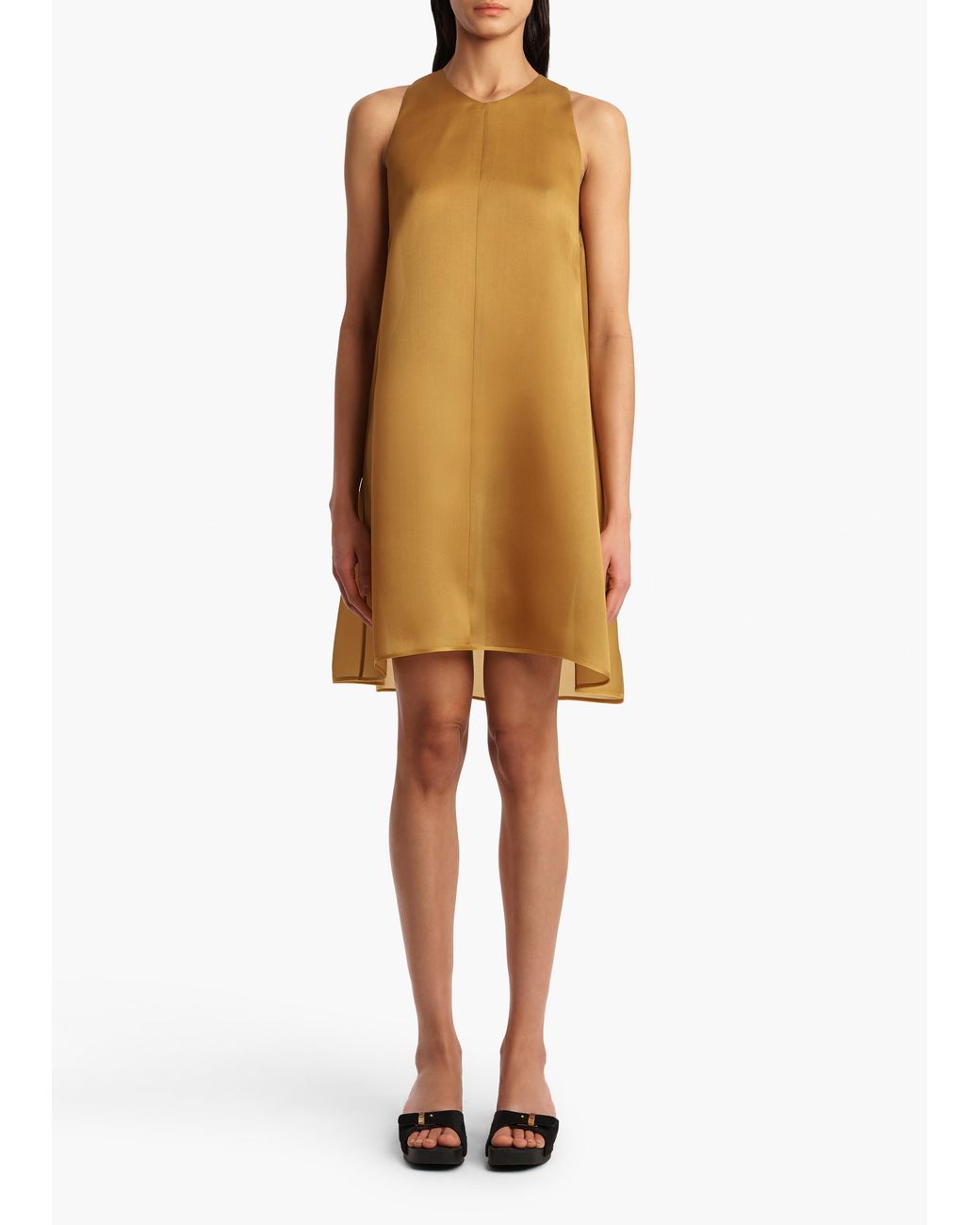 Khaite Yellow Exclusive Clay Dress