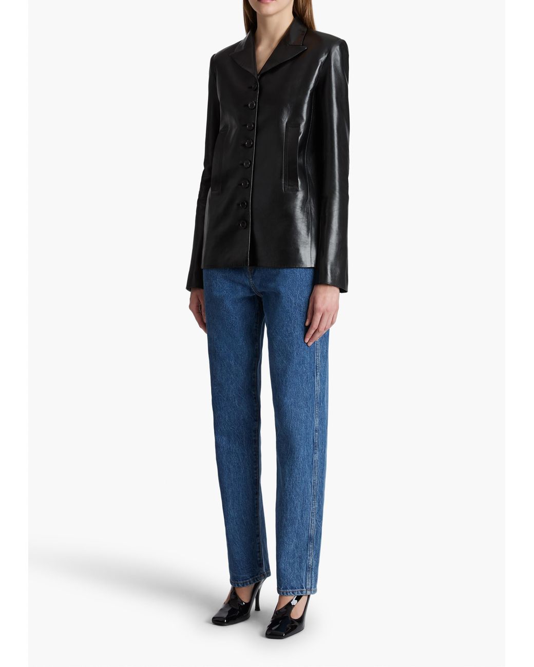 Khaite Blue Corben Jean