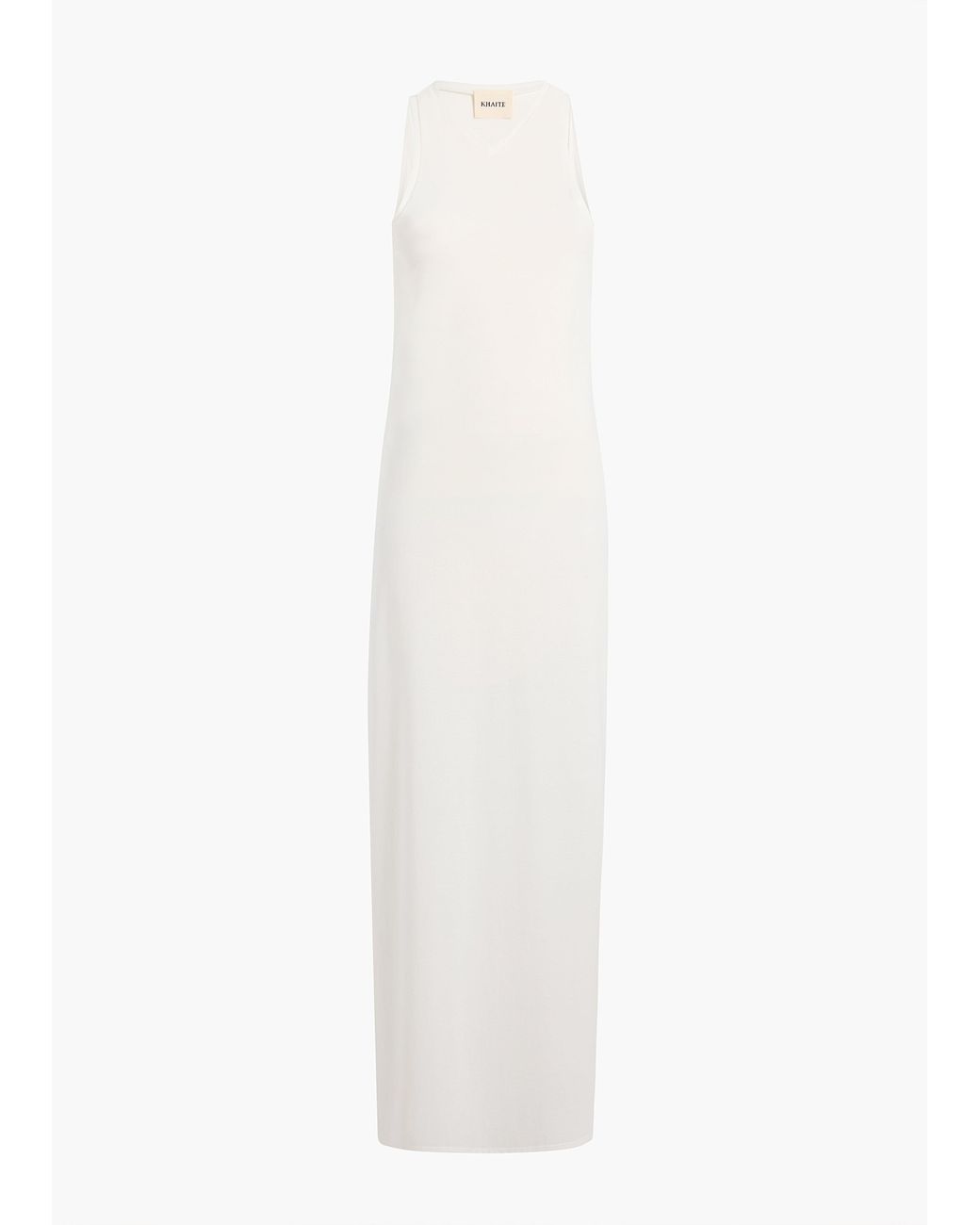 Khaite White Vernetta Dress