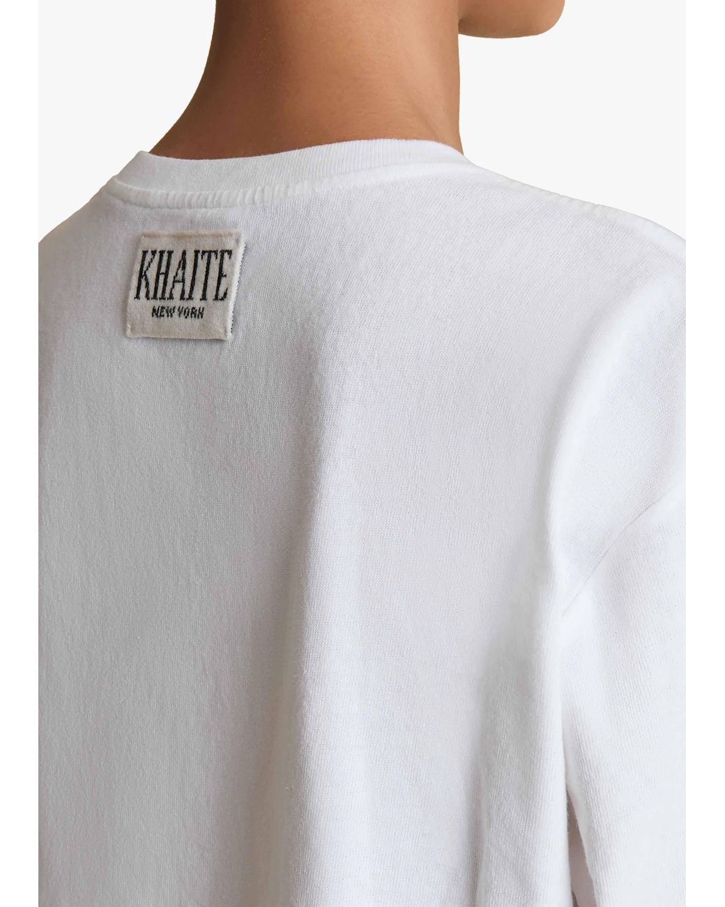 Khaite White Mae T-Shirt
