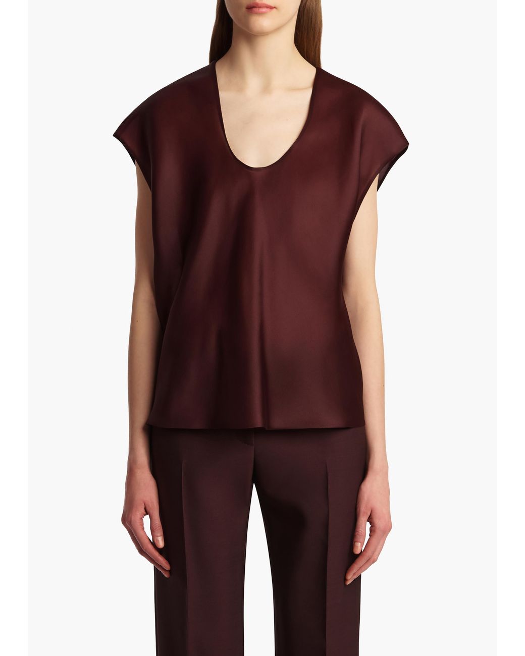 Khaite Purple Barbo Top