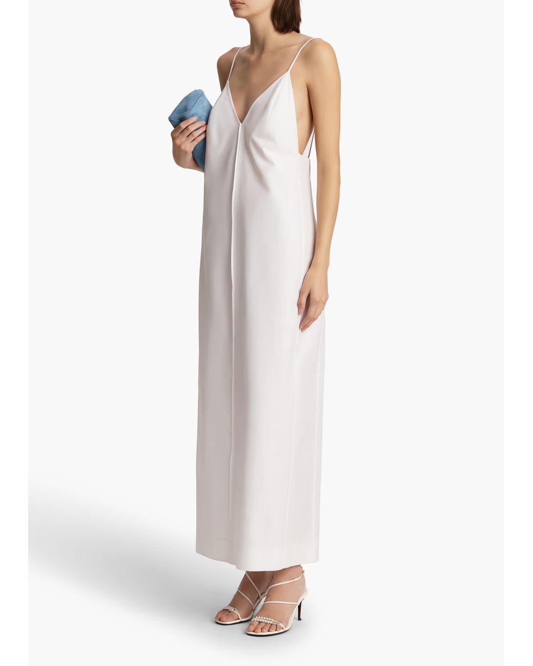 Khaite White Tulula Dress