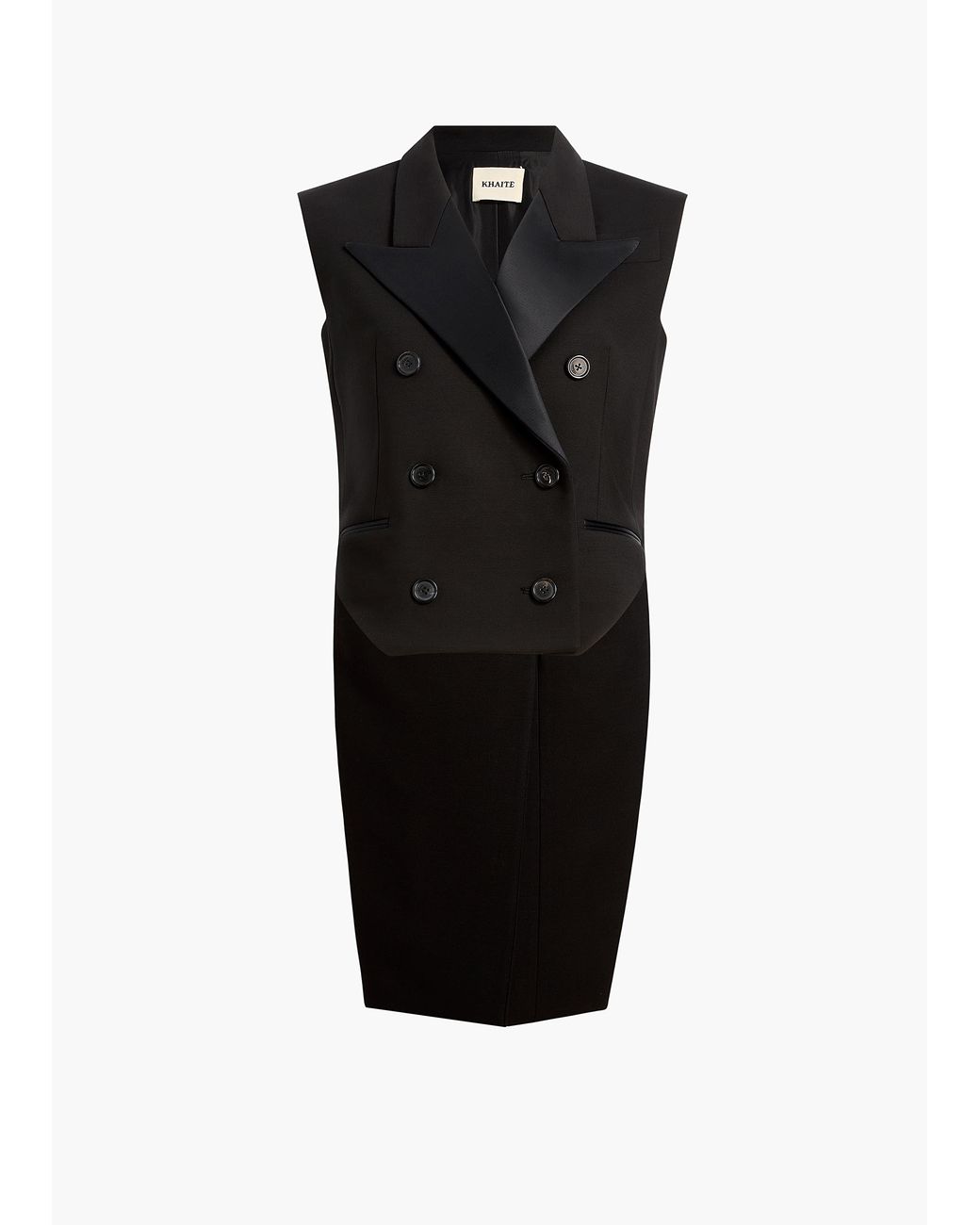 Khaite Black Orville Vest