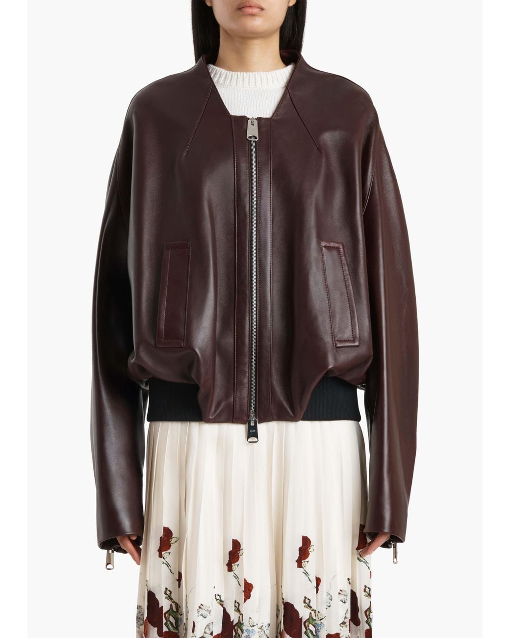 Khaite Brown Exclusive Hewit Jacket