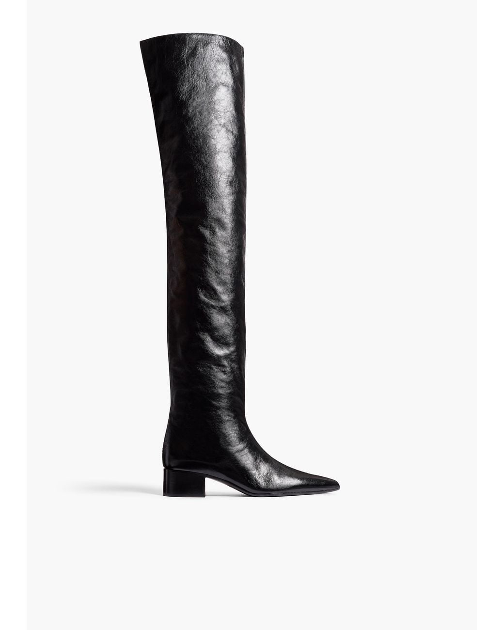 Khaite White Andee Over-The-Knee Boot