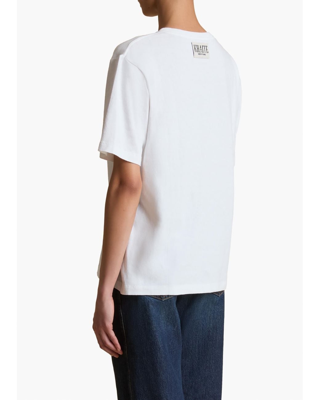 Khaite White Mae T-Shirt
