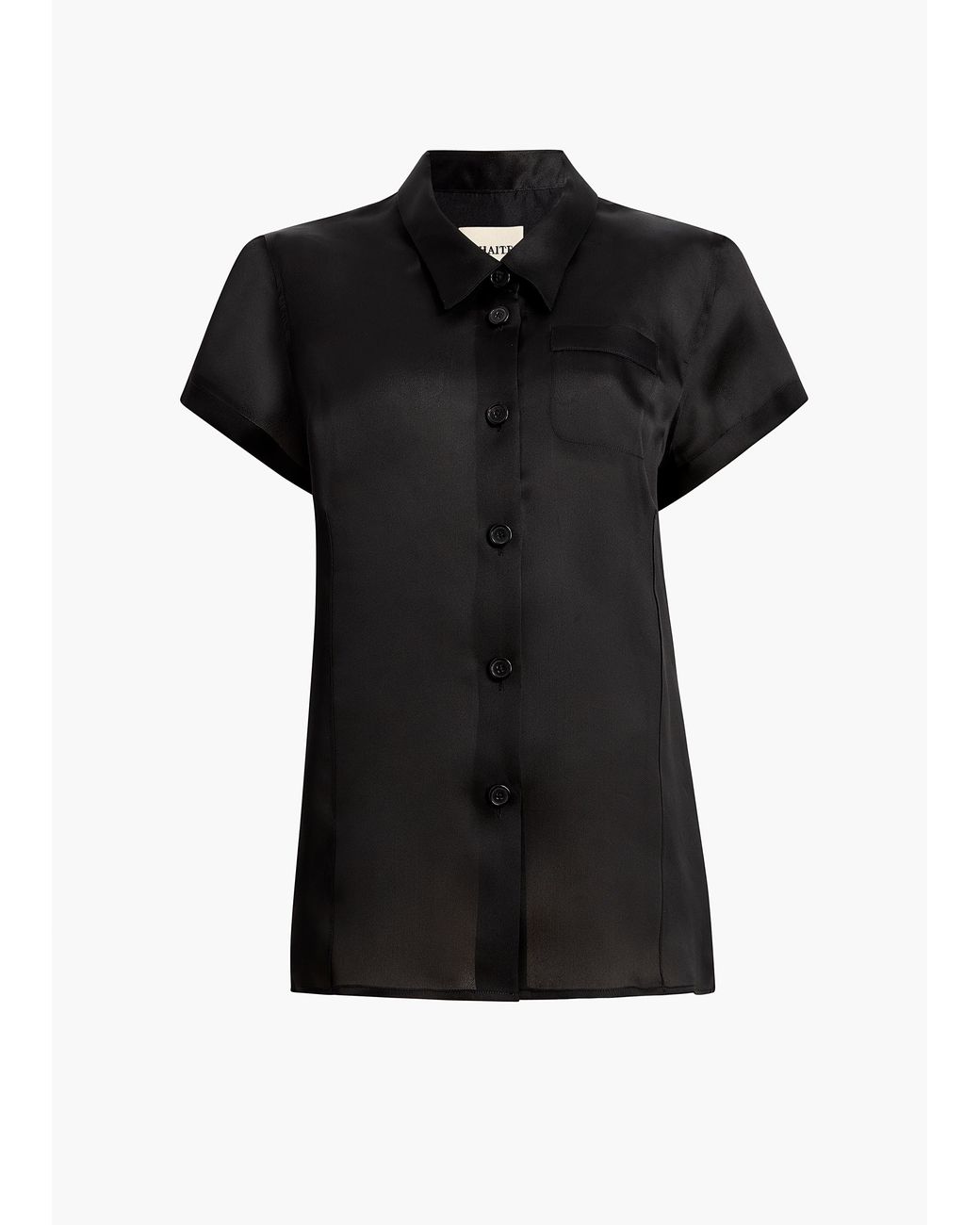 Khaite Black Keefe Top