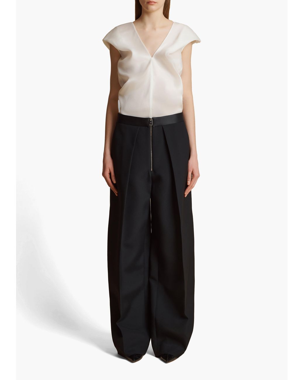Khaite White Ami Top