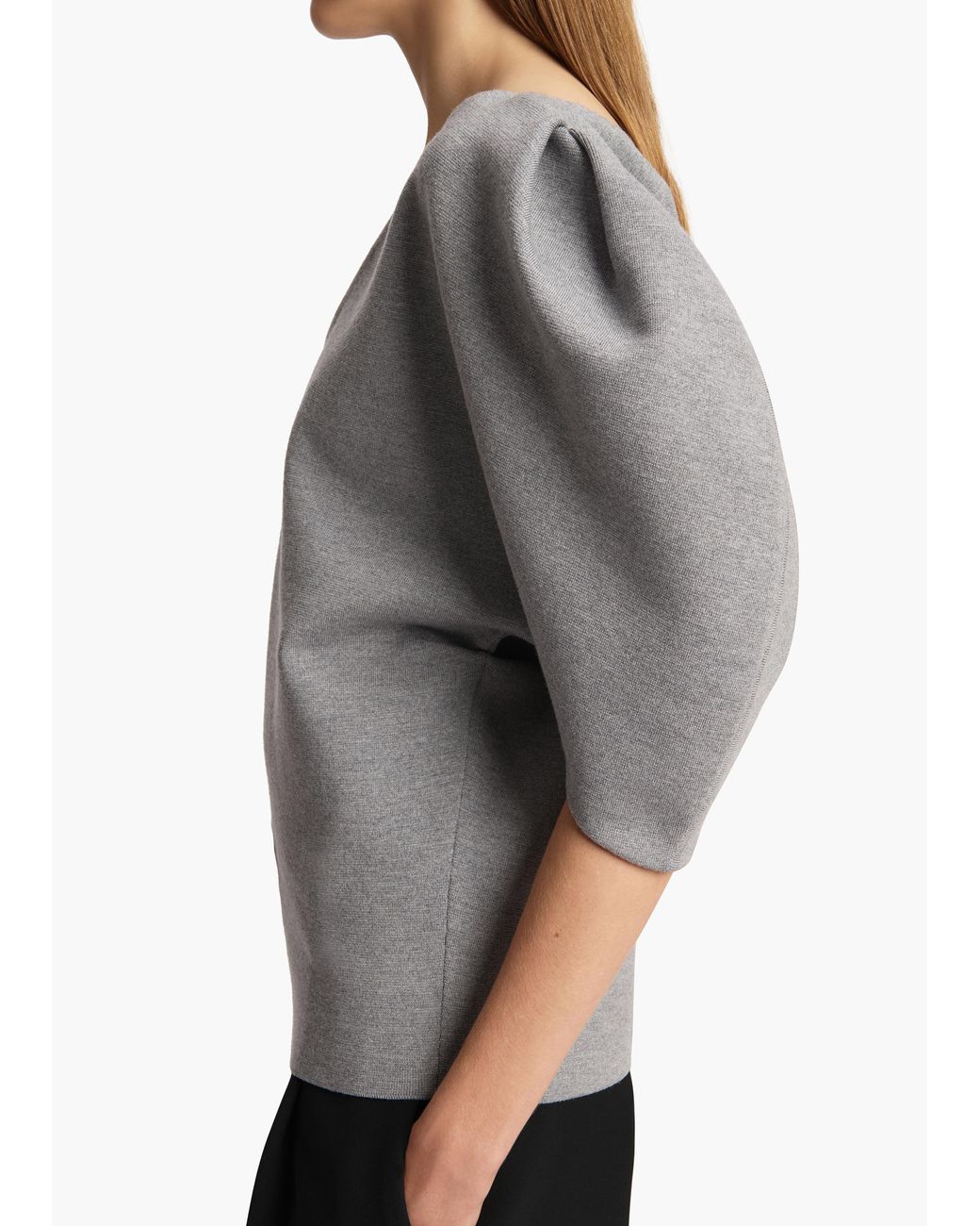 Khaite Gray Venus Top