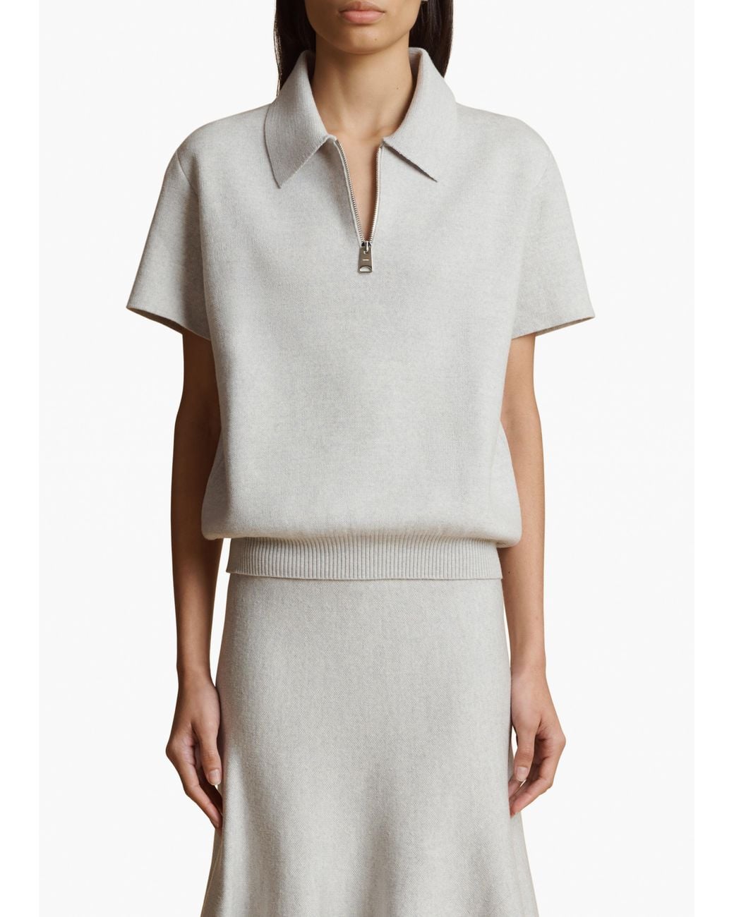 Khaite White Exclusive Gulliame Top