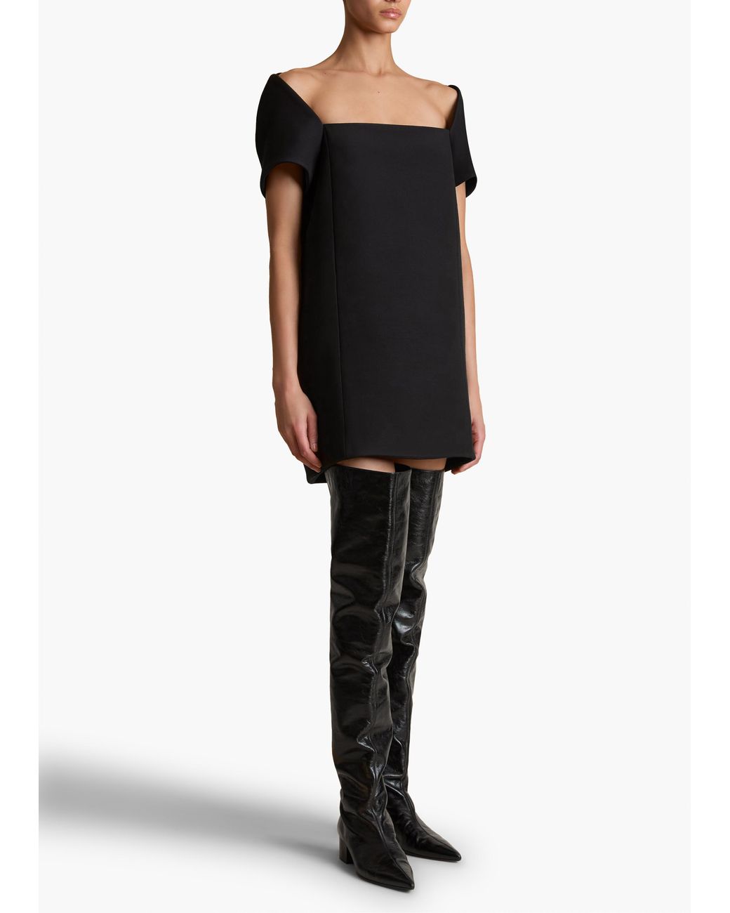 Khaite Black Benji Dress