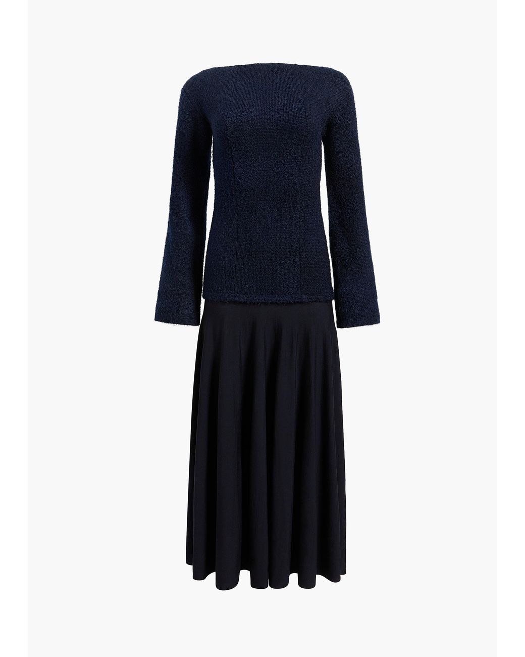 Khaite Blue Xenia Dress