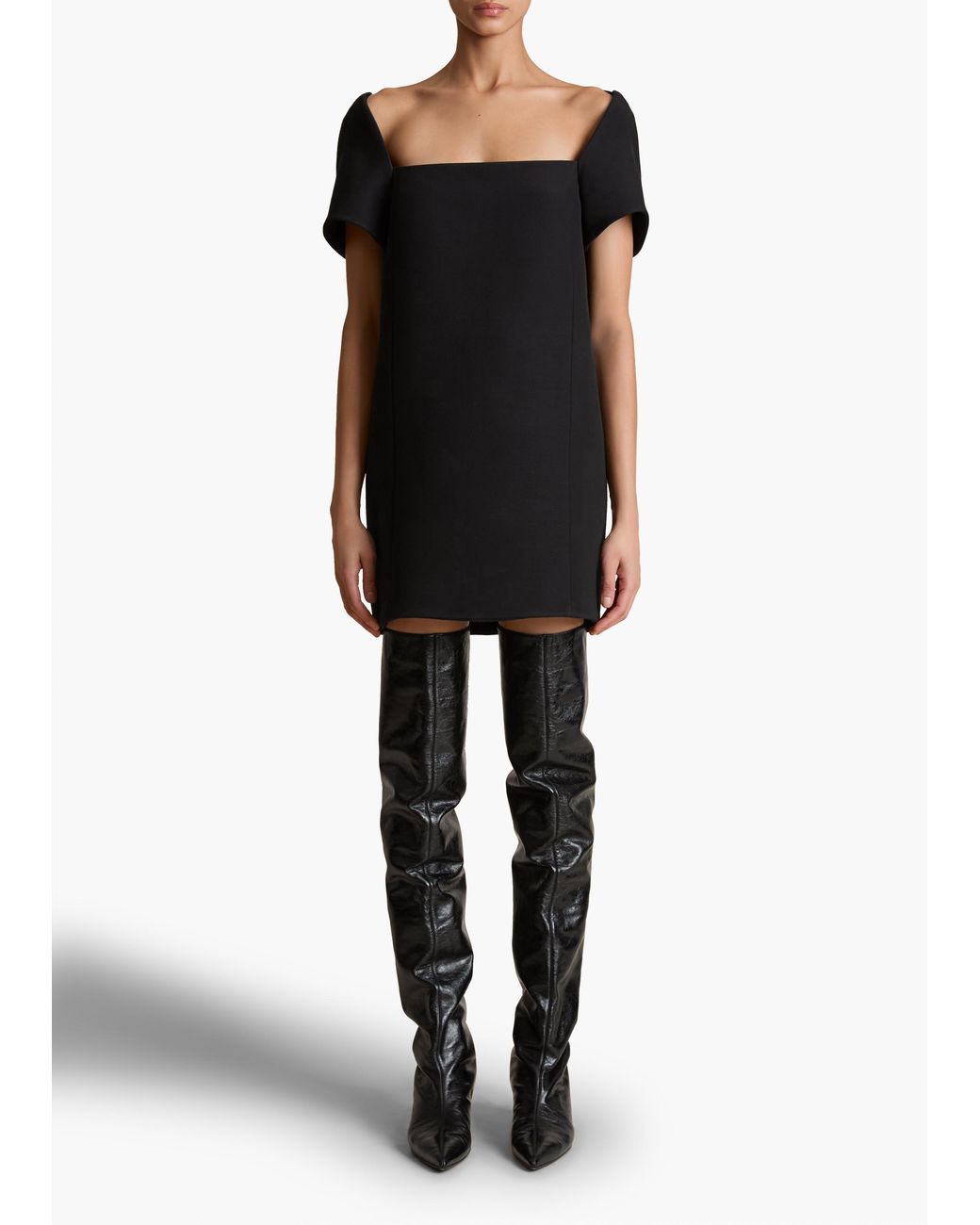 Khaite Black Benji Dress