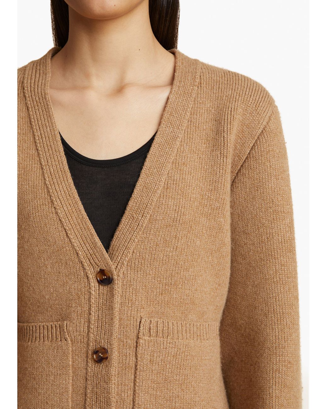 Khaite Natural Scarlet Cardigan