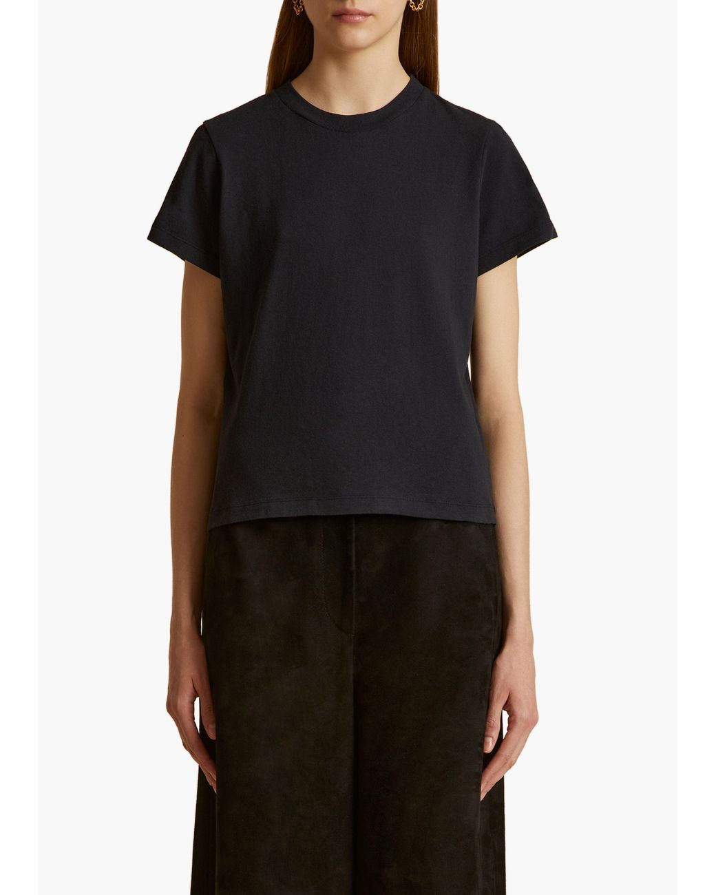 Khaite Black Emmylou T-Shirt